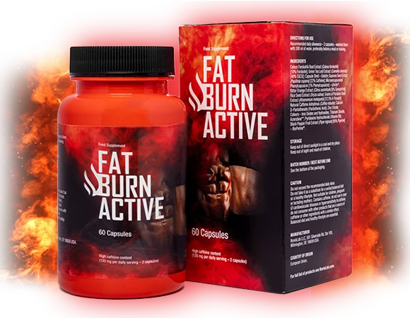 Frasco principal de Fat Burn Active