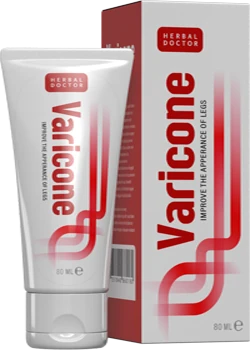 Envase del producto Varicone para varices